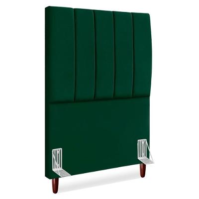 Cabeceira Solteiro 90 Cm Com Frame Carla Suede Verde Artte