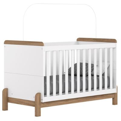 Berço Mini Cama Grade Fixa 145x76 Cm Ternura Branco Jequitiba Hp Henn