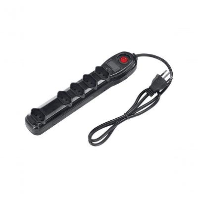 Filtro De Linha 5 Tomadas Pp 0,75mm Comprimento 1mt