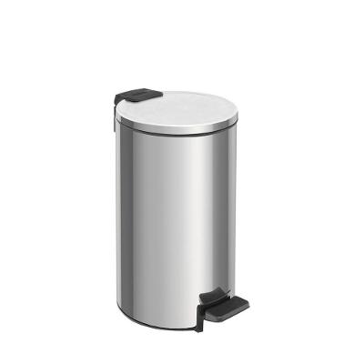 Lixeira Tramontina Com Pedal Loop E Balde Interno 5l Acabamento Em Aço Inox