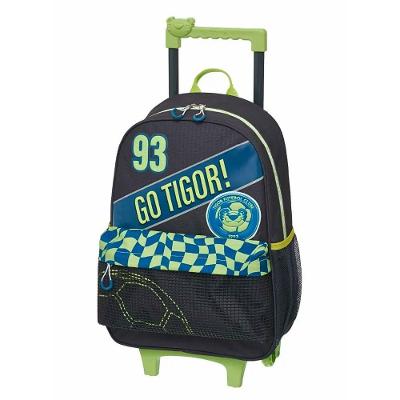 Mochila De Rodinhas Tigre Go Tigor! Pacific (kit) Verde