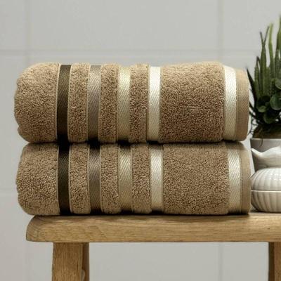 Toalha Banhão Lumina 86cm X 150cm Frapê/marrom