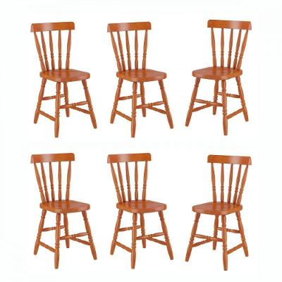 Conjunto 6 Cadeiras Madeira Eucalipto Mel Piratini Mel