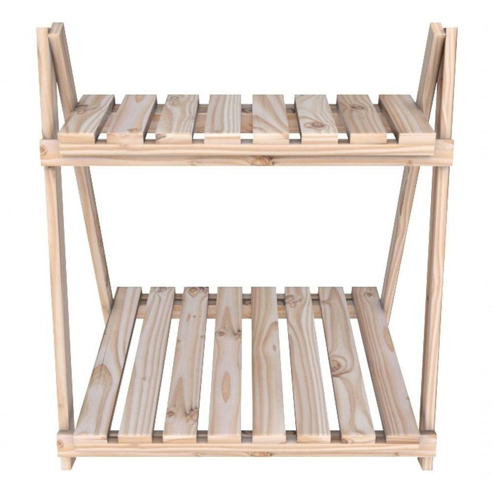 Estante Livros Livreiro De Madeira Organizador Multi Pinus - 3