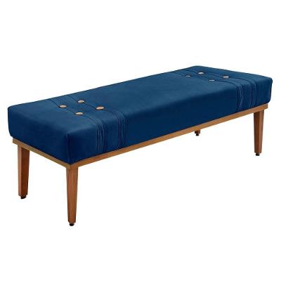 Recamier Santorini Spz 140cm Suede Azulmarinho-1103