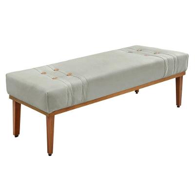 Recamier Santorini Spz 140cm Veludo Prata