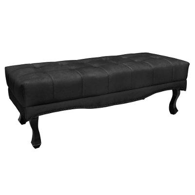 Recamier Egito Spz 195cm Veludo - Adj Decor Preto-1105