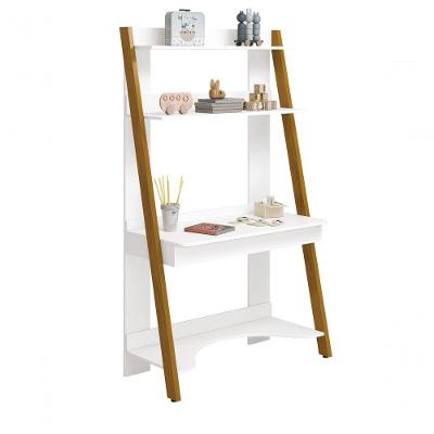 Estante Escrivaninha Simba Branco Fosco - Reller