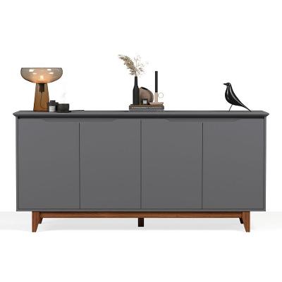 Buffet 4 Portas Flow Cinza