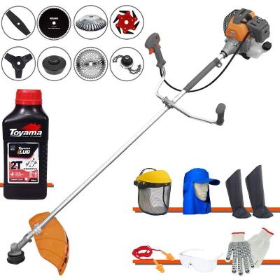 Roçadeira Rl520p 52cc + 6 Facas + Escova + Epi + óleo Toyama