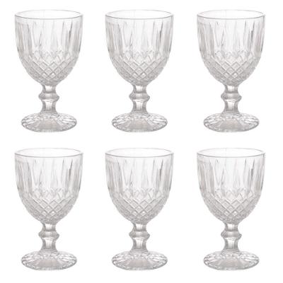 Conjunto 6 Taças Para água De Vidro 320 Ml Greek Wolff