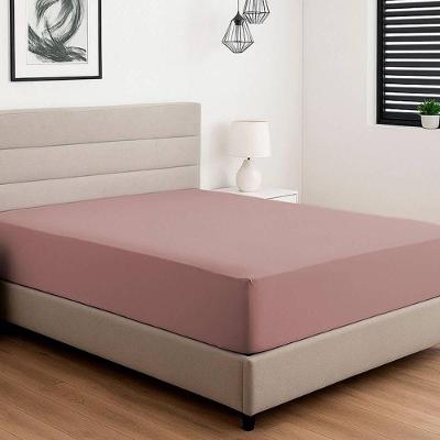 Lençol Em Malha King Liso Vivaldi 100% Algodão Rosa