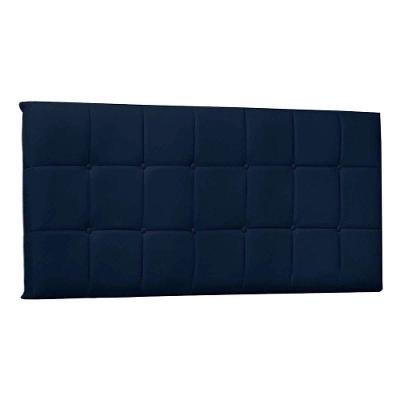 Painel Cama Casal Pôlonia Spz 140cm Suede Azul Marinho-1103