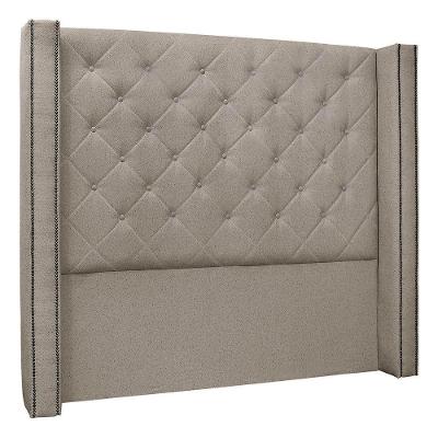 Cabeceira Estofada Egito Spz 140cm Casal Linho - Areia