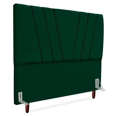 Cabeceira Casal 140 Cm Com Frame Belgica Suede Verde Artte Verde