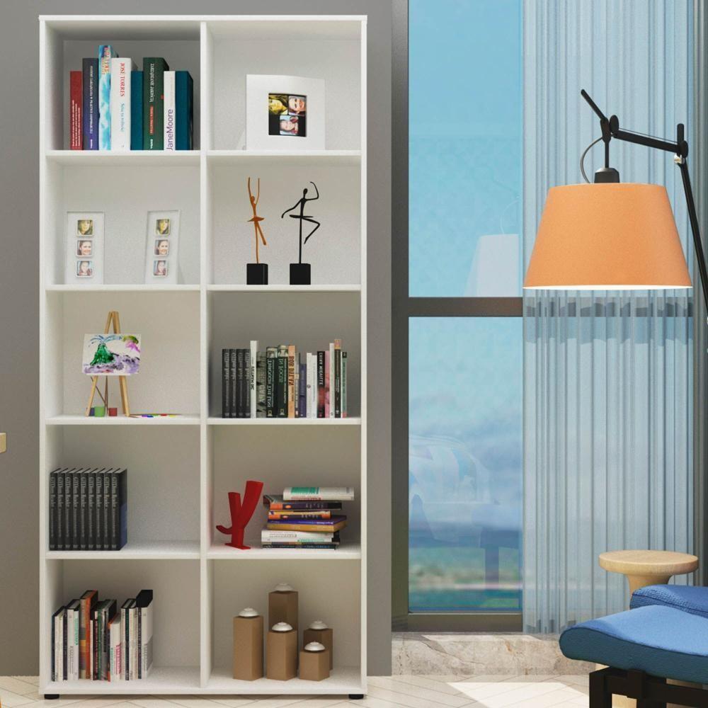 Estante Multiuso Com 10 Nichos Clean A02 187X90 Branco - 4