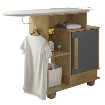 Tábua De Passar Roupas Havaí Cinamomo Com Grafite - Rv Moveis