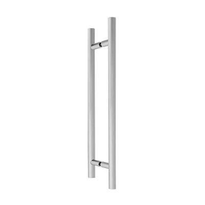 Puxador Para Portas Em Aço Inox Escovado Egeu Grego Metal 120cm