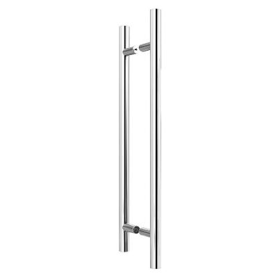 Puxador Para Portas Em Aço Inox Alto Brilho Egeu Grego Metal 120cm