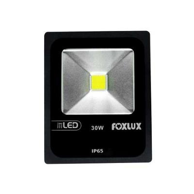 Refletor Led 30w 6500k Ip65 - Foxlux - Corpo Alumínio - Driver Embutido - Bivolt