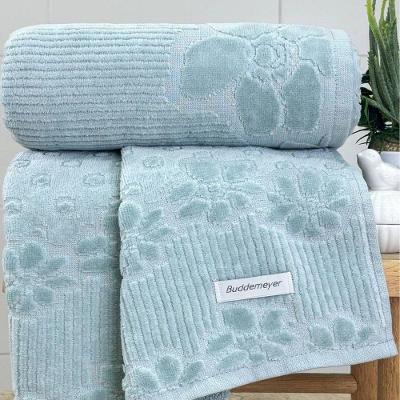 Toalha Banhão Lollipop Buddemeyer Veludo 90x150 Azul Acqua