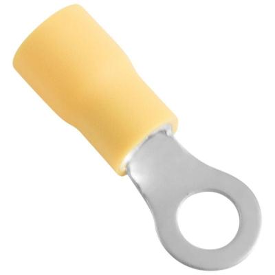 Terminais De Conexão Olhal Tramontina Cobre Estanhado Nylon 6 Mm² X 9,5 Mm X M5 Amarelo 25 Peças Tramontina