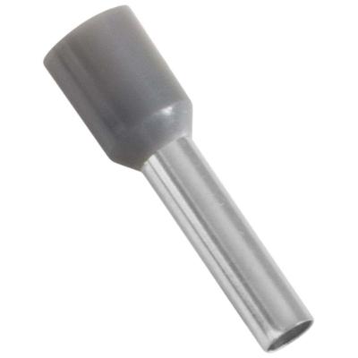 Terminais De Conexão Tubulares Tramontina Em Cobre Estanhado E Nylon 4 Cm² X 12 Cinza 50 Peças Tramontina