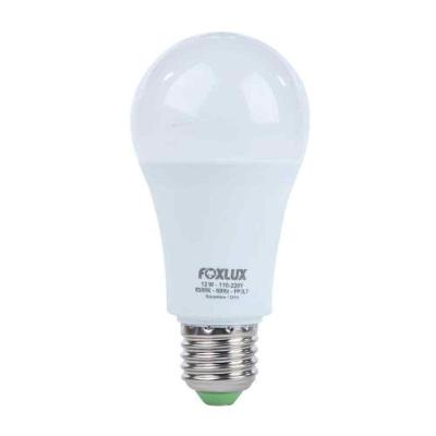 Lâmpada Led A60 12w 6500k Bivolt - Foxlux - Substitui Incandescente 75w - Luz Branca