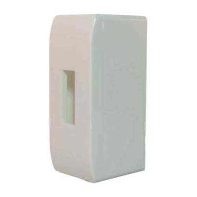 Cd De Sobrepor Para Disjuntor 3 Din - 1 Ul - Alt. 68mm Larg. 56mm Prof. 144mm - Branco-preto