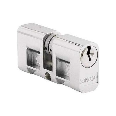 Cilindro Fechadura Rotor Latão 53mm Cromado - Soprano