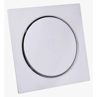 Ralo Inteligente Click 15x15 Cm Inox Banheiro Lavabo Veda Cheiro