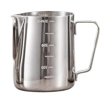 Jarra Pitcher Inox 350 Ml Profissional Para Espumar Leite Em Cafés Especiais Latte
