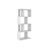 Estante para Sala ESM218 c/ 4 Nichos Branco - Movelbento - 1