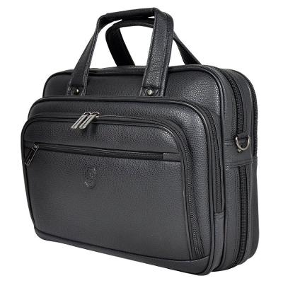 Pasta De Trabalho Executiva Para Notebook Com Divisórias Reforçadas Impermeável Em Poliuretano - Old - Yin's Ys34009