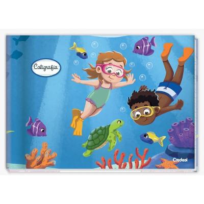 Caderno Brochura Caligrafia Turma Lala Feminino 60 Folhas Credeal