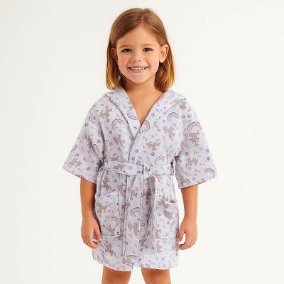 Roupão Infantil Malha Felpuda Com Capuz 230g-m² Bene Casa