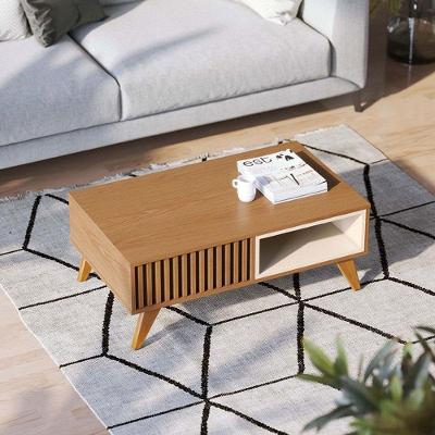 Mesa De Centro Jeri Freijó Off White - Colibri