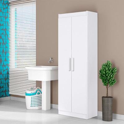 Armário Multiuso 183cm Lavanderia 4 Prateleiras Rita Branco A09 - D'rossi