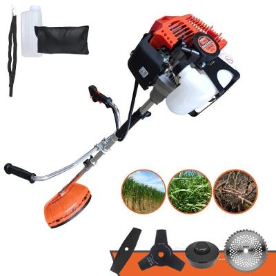 Roçadeira Profissional Lateral Terra Grhb430 À Gasolina 43cc 2t 1,7hp + Faca 3 Pontas Duraline 255mm 2,9mm + Faca 40 De