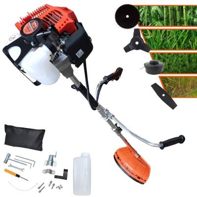 Roçadeira Profissional Lateral Terra Grhb430 À Gasolina 43cc 2t 1,7hp + Faca 3 Pontas Duraline 255mm 2,9mm + Faca 80 De
