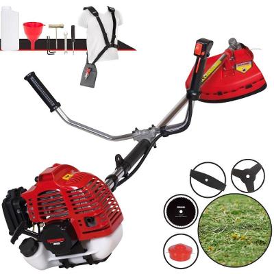 Roçadeira Profissional Lateral Kawashima Kw52l À Gasolina 52c 2,5hp + Faca 2 Pontas Duraline 330mm 2,7mm + Faca 80 Dent