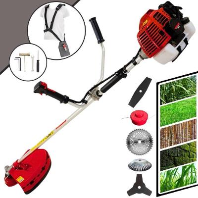 Roçadeira Profissional Lateral Kawashima Kw52l À Gasolina 52c 2,5hp + Faca 2 Pontas 330mm + Faca 40 Dentes 255mm + Esco