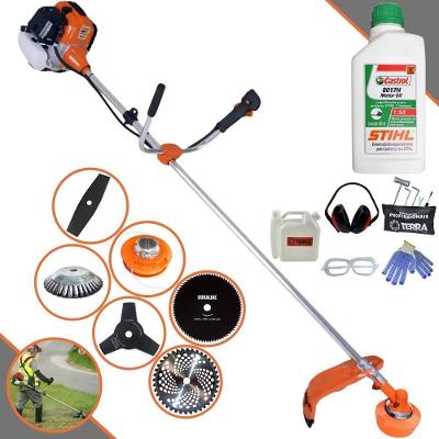 Roçadeira Profissional Lateral Terra Gr520xp À Gasolina 52cc 2t 2,5hp + Faca 2 Pontas + Faca 3 Pontas + Faca 80 Dentes