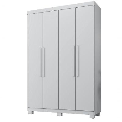 Roupeiro Milão 4 Portas 3 Gavetas Benetil Branco