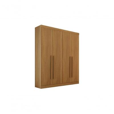 Guarda-roupa Da Vinci Plus 4 Portas 3 Gavetas Sem Pés - D' Doro Cinamomo