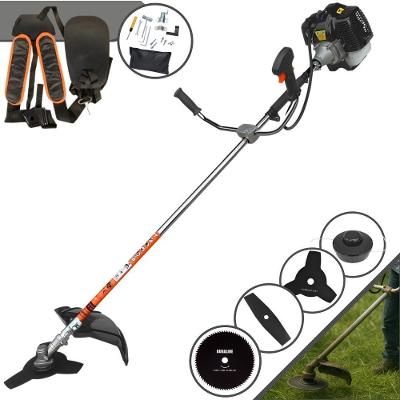 Roçadeira Profissional Lateral Terra Grh430 À Gasolina 43cc 2t 1,7hp + Faca 2 Pontas Duraline 330mm 2,7mm + Faca 80 Den