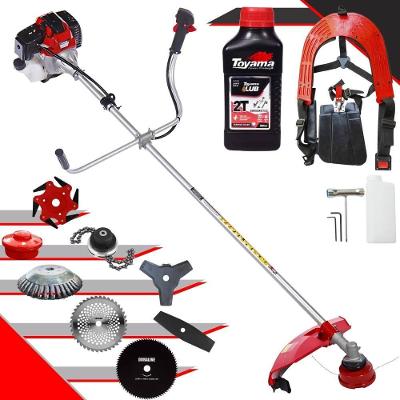 Roçadeira Rt43l 43cc Com 8 Opções De Cortes + Óleo Toyama