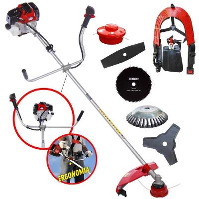 Roçadeira Rt43l 43cc Com Carretel + Faca 2p 3p 80d E Escova