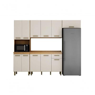 Cozinha São Luis 4 Peças Valdemoveis Cinamomo-off White