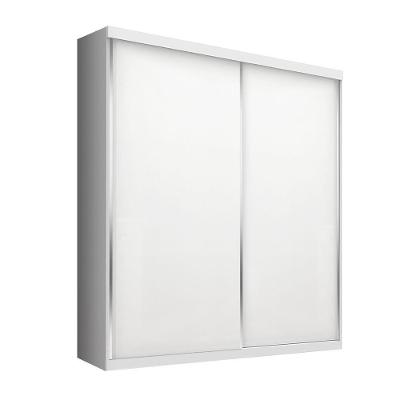 Guarda Roupa Solteiro 2 Porta De Correr 2 Gavetas Salvador Minastex Branco
